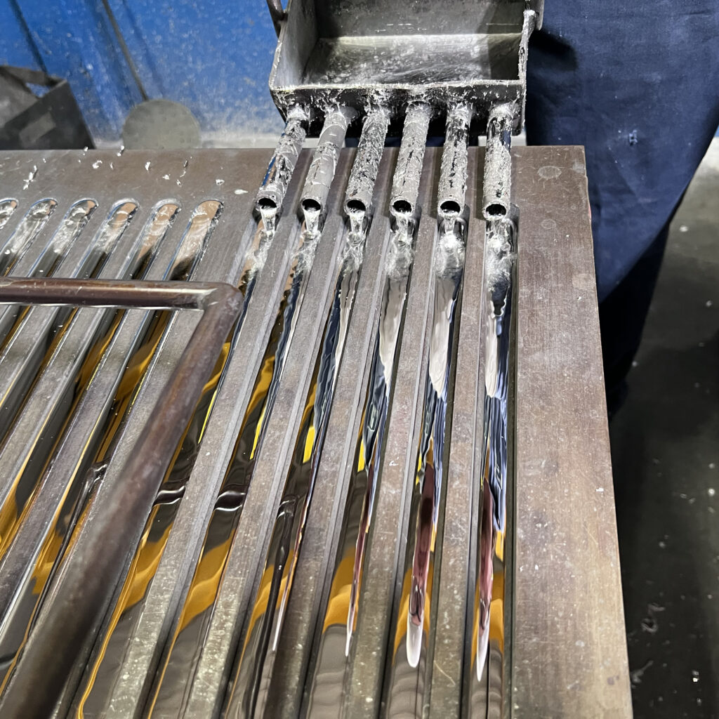 casting lead free solder bars